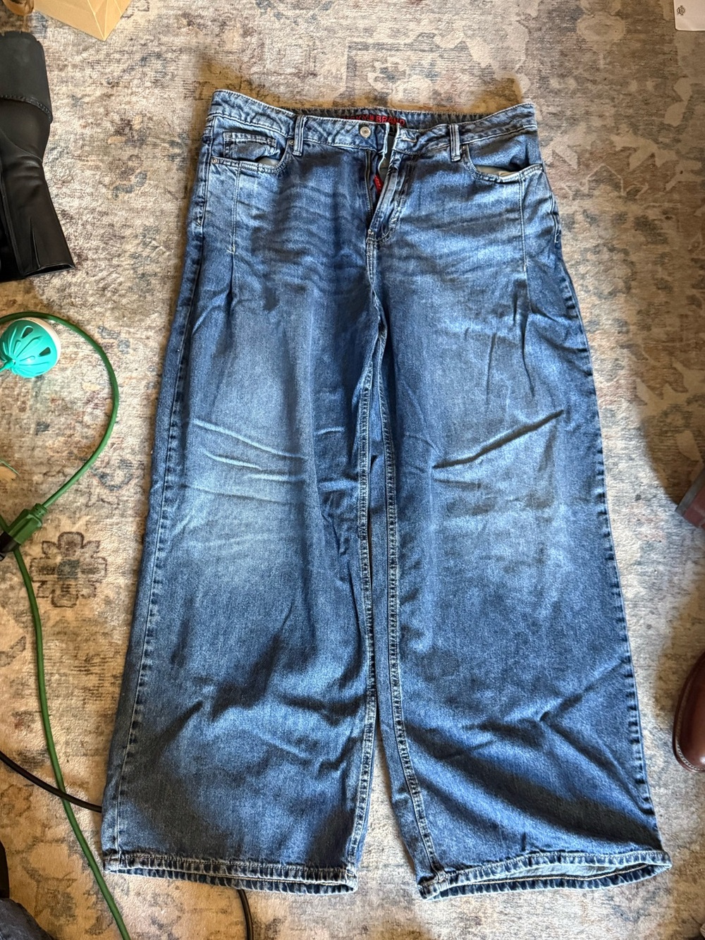 Wide-Leg Lucky Brand Jeans
